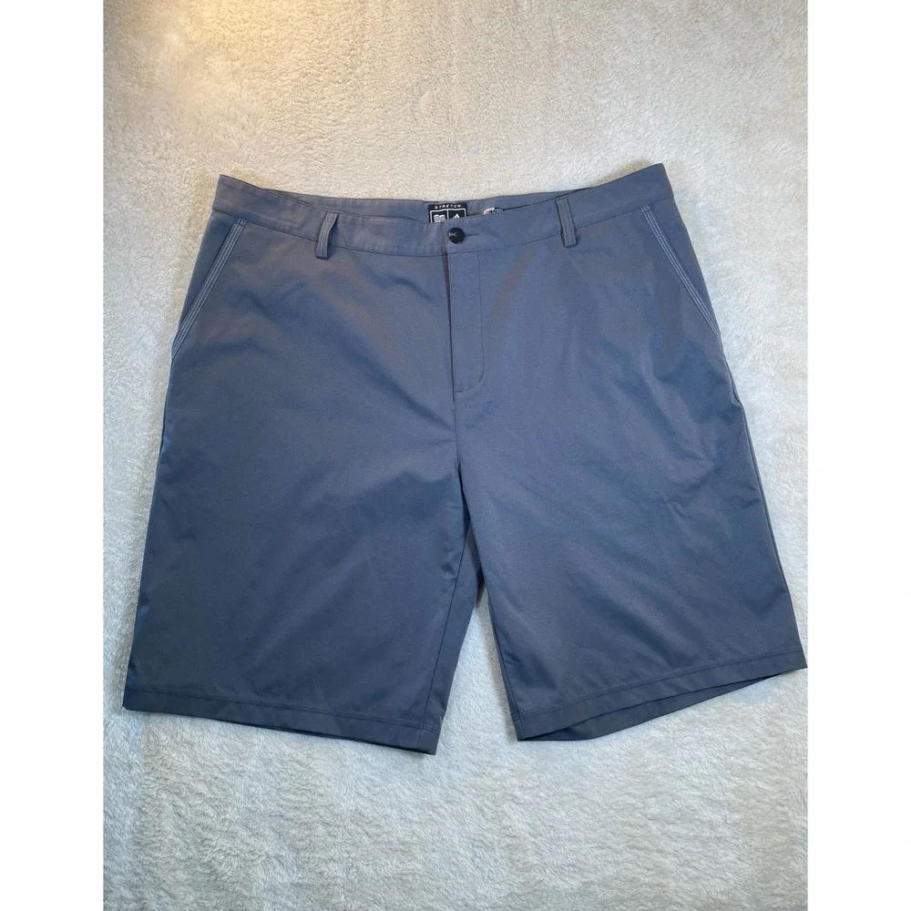 Adidas ClimaCool Golf Shorts Men's SZ 40 Gray Stretch Performance